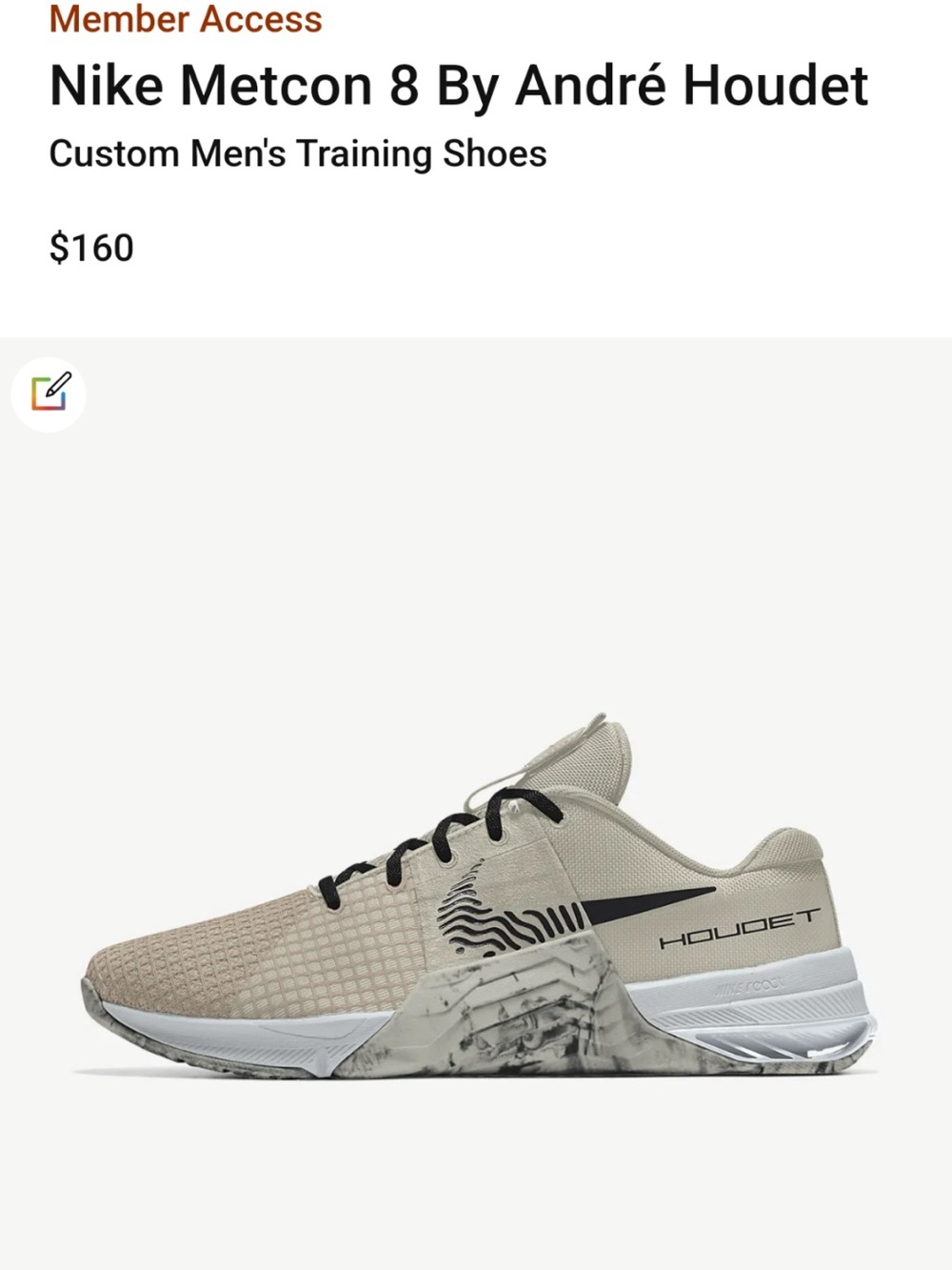 Nike Metcon 8 by Andre Houdet